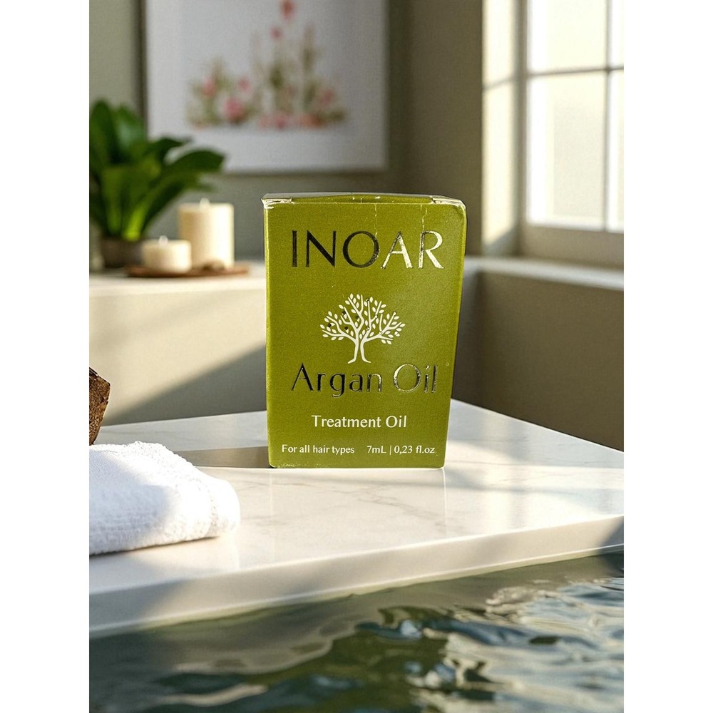 INOAR Argan‎ Oil Hair Treatment Oil 7mL NIB Travel Size for All Hair Types
